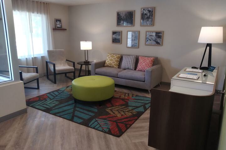 Lobby sitting area