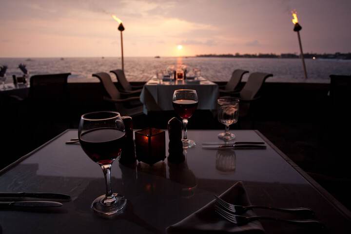 Couples dining