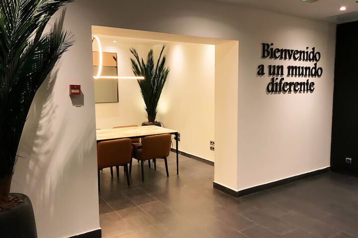 Interior entrance
