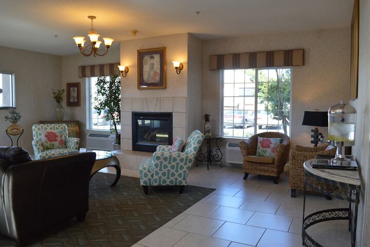 Lobby sitting area