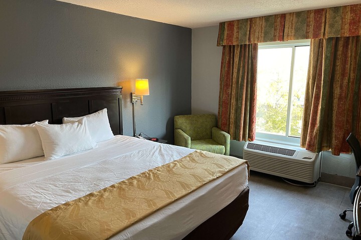 1 King Bed High Speed Internet Accessible Microwave, Refrigerator Work Desk Continental Breakfast (3 of 12)