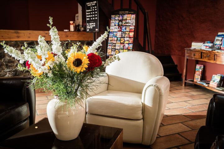 Lobby sitting area