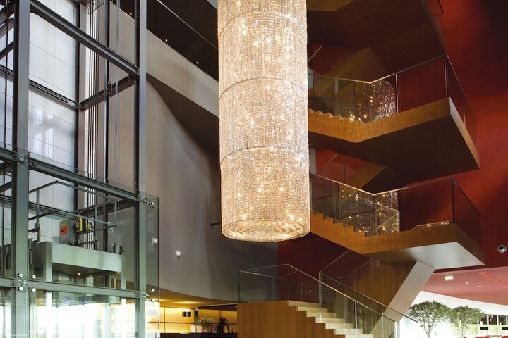 Interior entrance