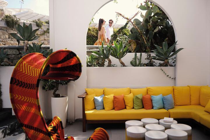Lobby sitting area