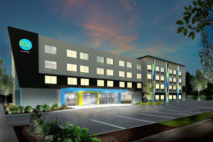 Front of property - evening/night