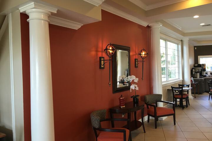 Lobby sitting area