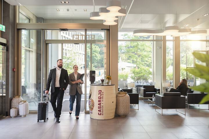 Interior entrance