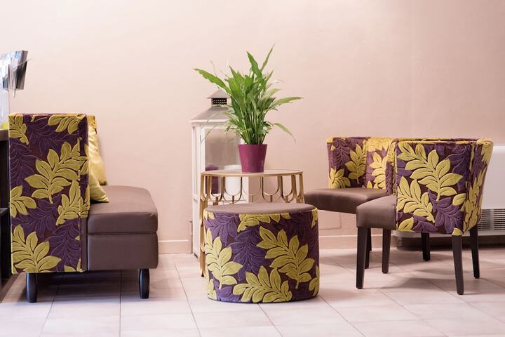 Lobby sitting area