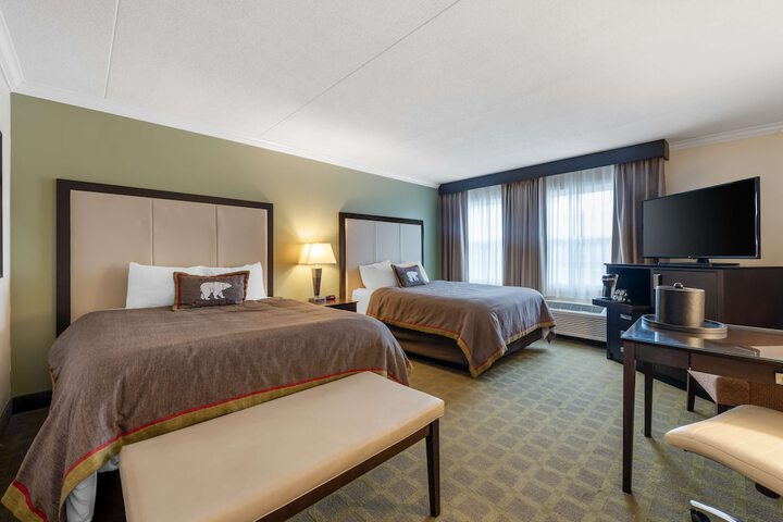 1 Queen Accessible Comm Assist Roll in Shower Microwave, Refrigerator Full Breakfast (13 of 18)
