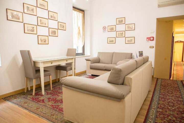 Lobby sitting area