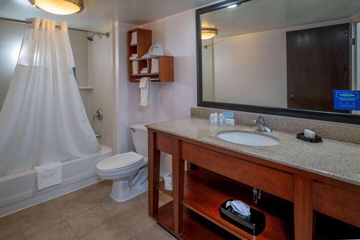 1 King Bed with Refrigerator, Microwave (4 of 10)