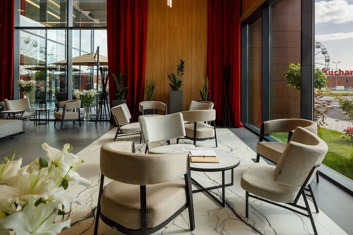 Lobby sitting area