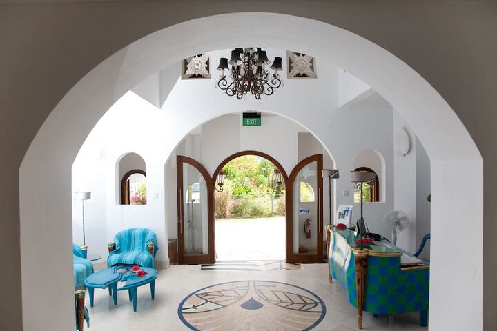 Interior entrance