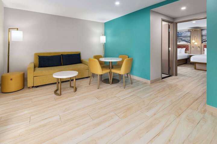 2 Double Beds Mobility Hearing Accessible Room Roll in Shower (1 of 6)