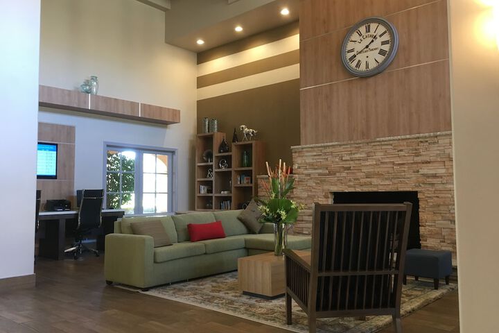 Lobby sitting area
