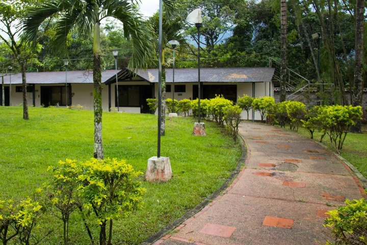 outside