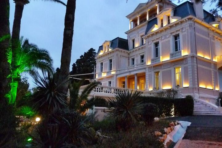 Front of property - evening/night