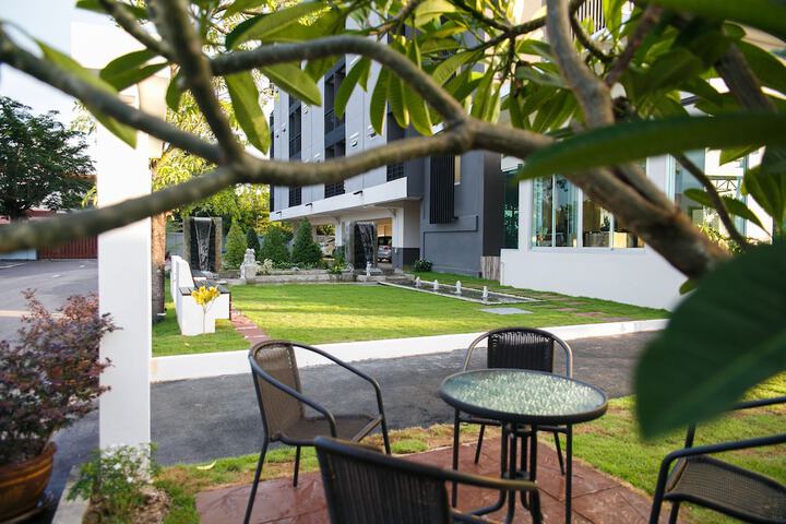 Interior entrance