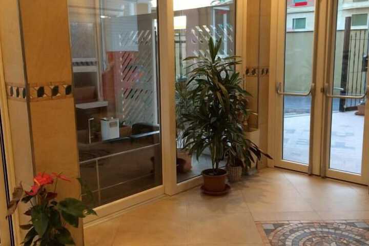 Interior entrance