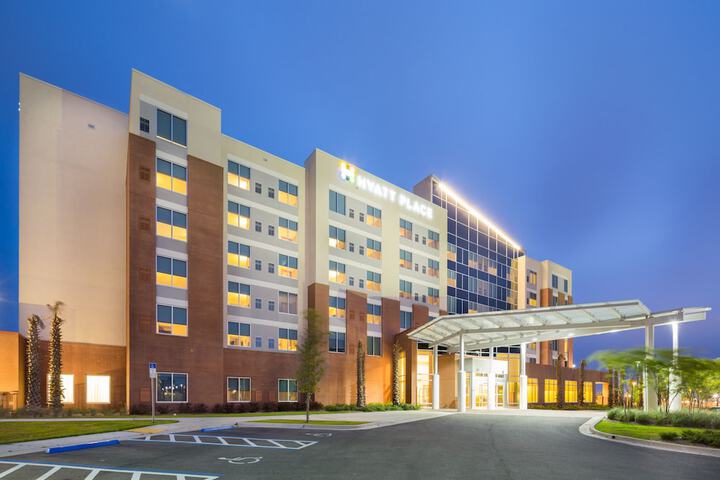 Front of property - evening/night
