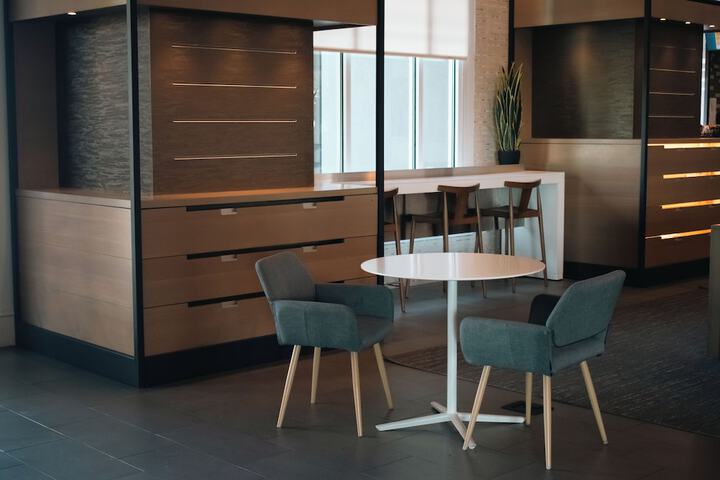 Lobby sitting area