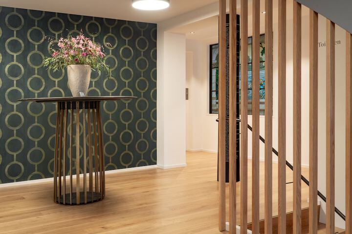 Interior entrance
