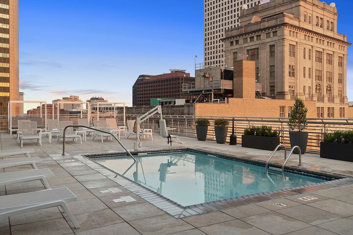 Rooftop pool