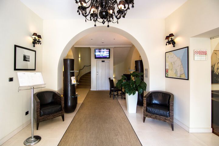 Interior entrance