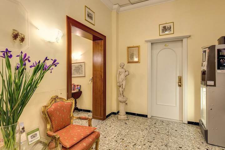 Interior entrance