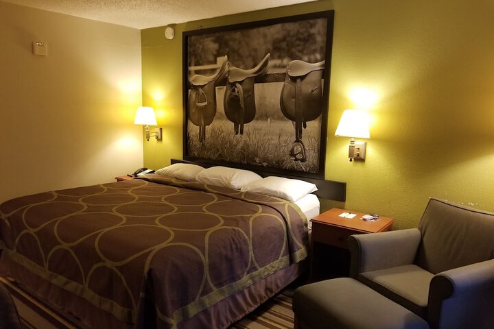 1 King Bed Mobility Hearing Accessible Room Bathtub with Grab Bars (10 of 18)