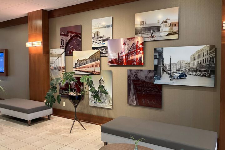 Lobby sitting area