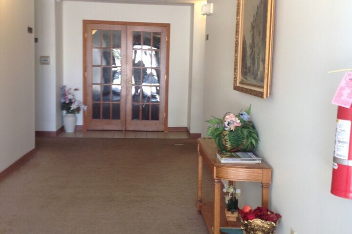 Interior entrance