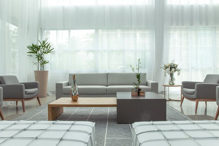 Lobby sitting area