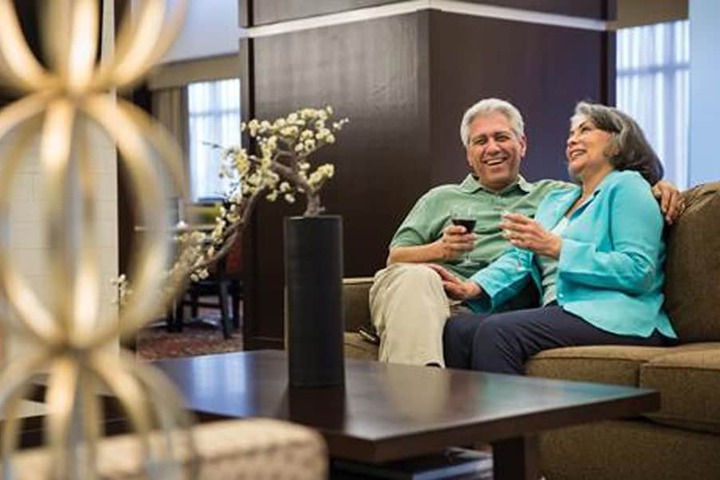 Lobby sitting area
