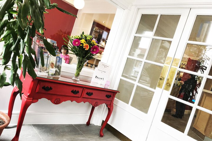 Interior entrance