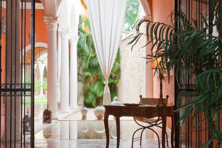 Interior entrance