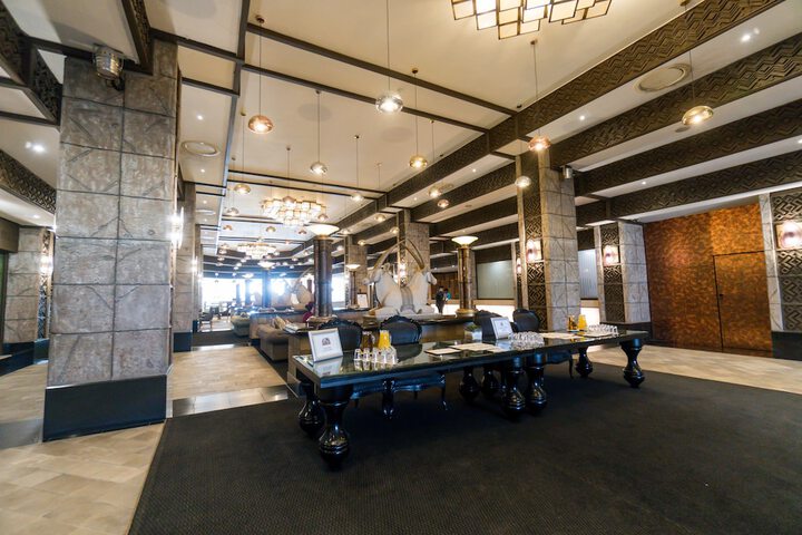 Interior entrance