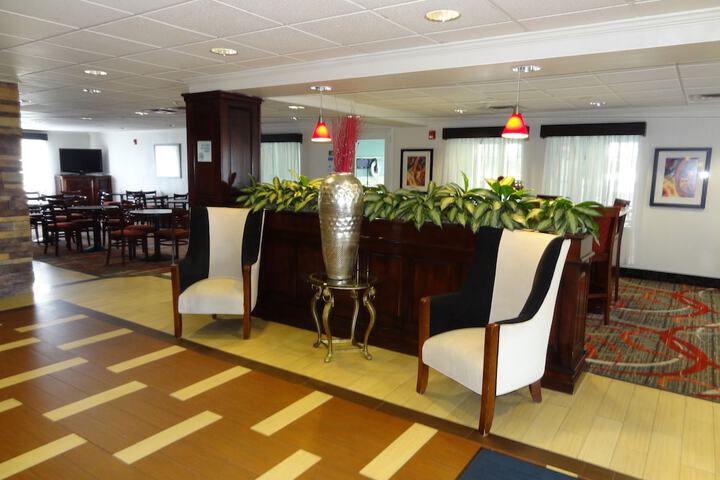 Lobby sitting area