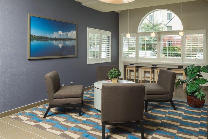 Lobby sitting area
