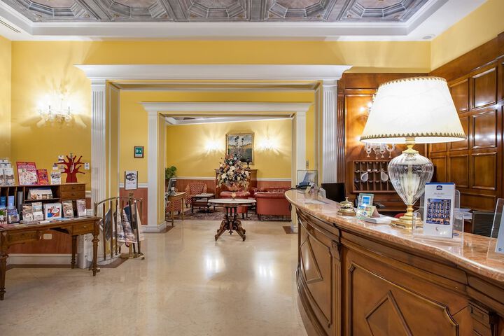 Interior entrance