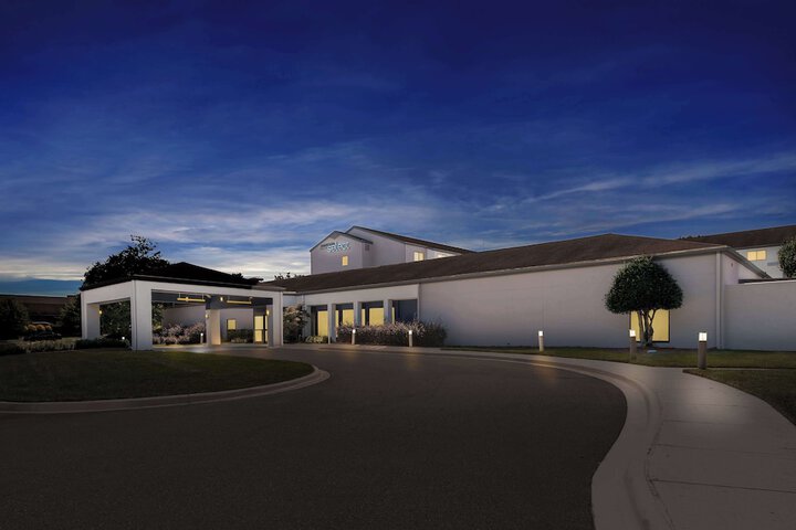 Front of property - evening/night
