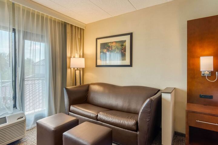 2 Queen Beds 2 Person Sofa Bed (6 of 8)