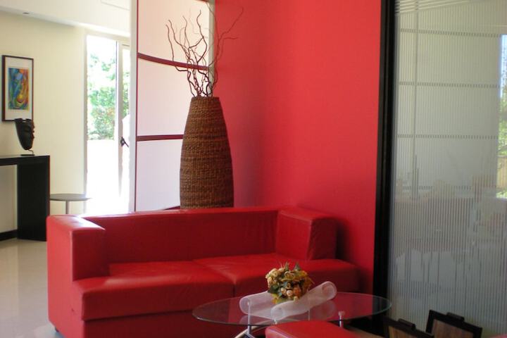 Lobby sitting area
