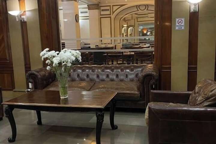 Interior entrance