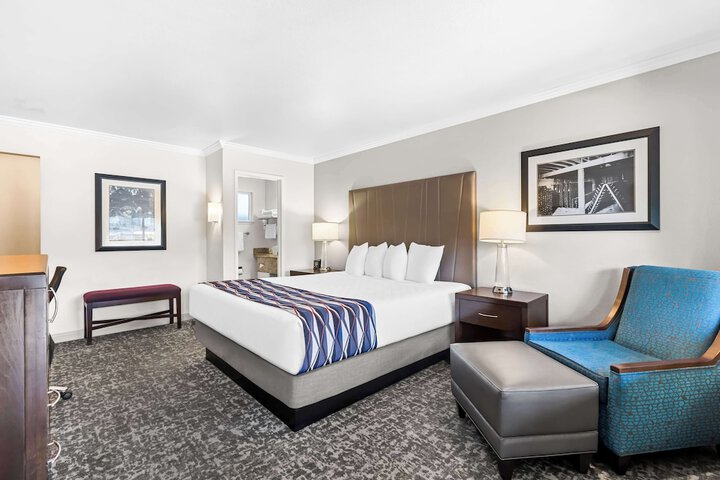 1 King Bed Larger Room, Microwave, Refrigerator High Speed Internet Accessible (9 of 18)