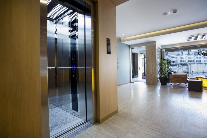 Interior entrance