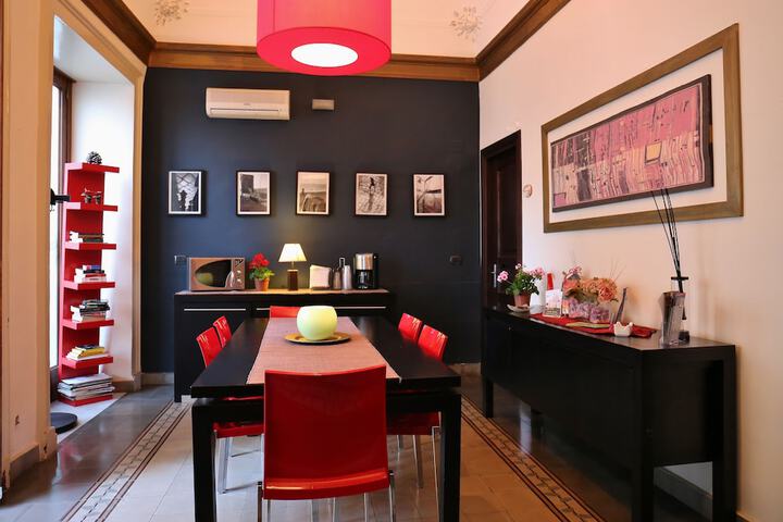 Interior entrance