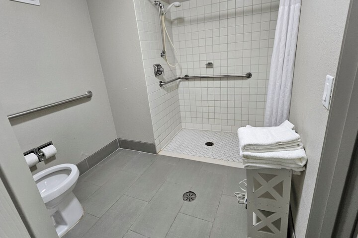 1 Queen Bed Mobility Accessible Bathtub with Grab Bars (20 of 29)
