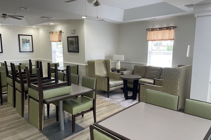 Lobby sitting area