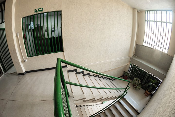 Interior entrance